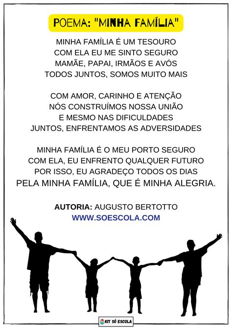 5 Poemas: Dia da Família - SÓ ESCOLA
