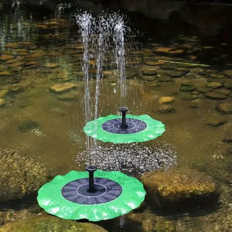 Mini Solar Water Fountain Pool Pond Waterfall Fountain Temu