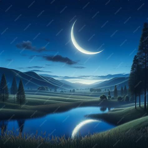 premium vector moonlight
