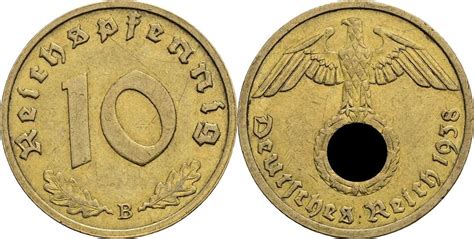 Deutsches Drittes Reich Reichspfennig B Ss Ma Shops