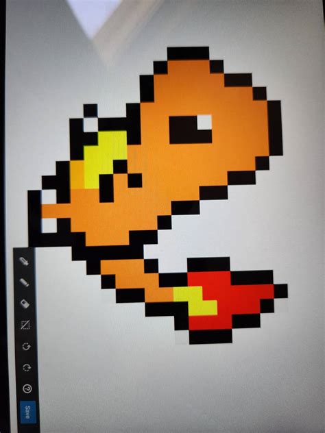 Charmander pixel art by Blueartfox on DeviantArt