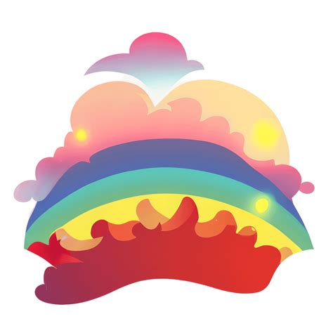 Rainbow Comet Graphic · Creative Fabrica