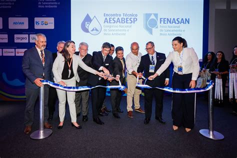 34º Encontro Técnico AESabesp Fenasan 2023 veja como foi o primeiro