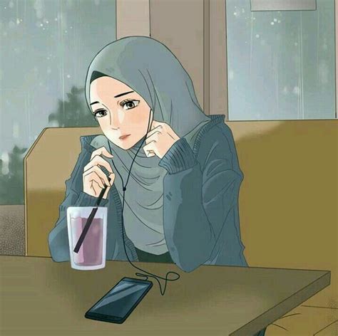 Pin By MerkÜr Kedİsİ On Anime Girls Cartoon Art Islamic Cartoon Cartoon Girl Images