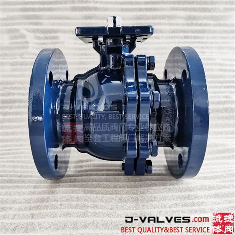 Api Cast Steel Flange Floating Ball Valve With Iso Mounting Pad