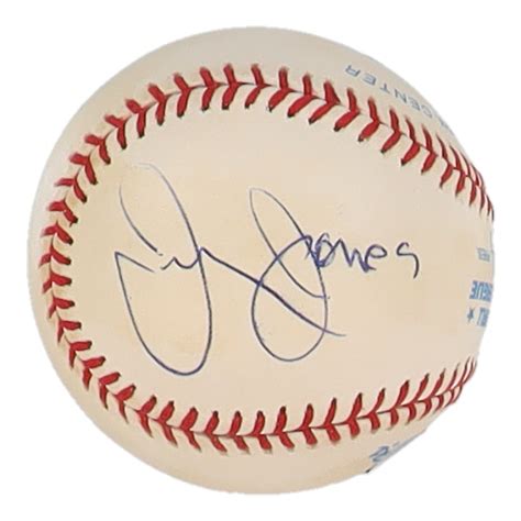 Jerry Jones Signed Oal Baseball Psa Pristine Auction