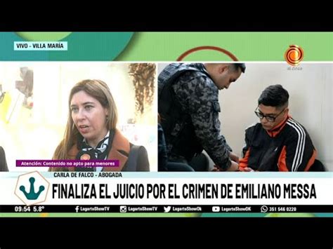 Finaliza El Juicio Por El Crimen De Emiliano Messa YouTube