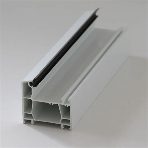 Pvc Profile For Sliding Windows And Doors With White Color Plastic