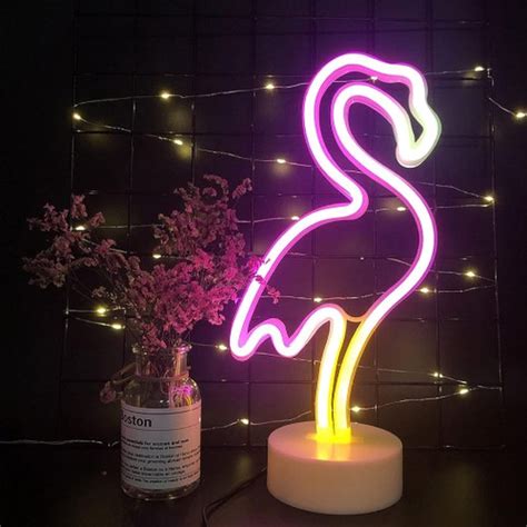 LED Flamingo Neon Signs Flamingo Neon Lights Led Neon Light Bord Met