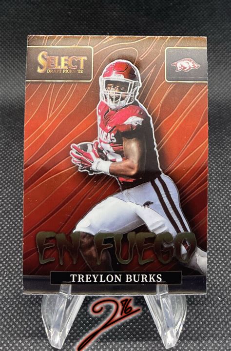 2022 Panini Select Draft Picks En Fuego TREYLON BURKS RC EN TB