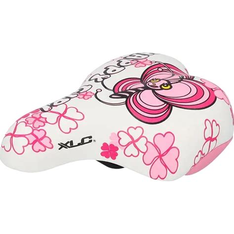 Седло за велосипед, XlC, Детско, розово/бяло - eMAG.bg