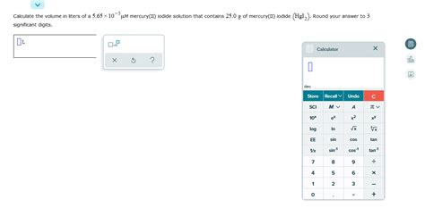 Solved Calculate The Volume In Liters Of A X Um Chegg