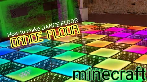 Dance Floor In Minecraft New Version Redston Uses Easy