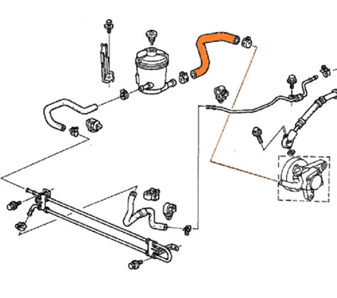 Genuine OEM Honda Power Steering Pump Hose For 3 5L ACCORD CROSSTOUR