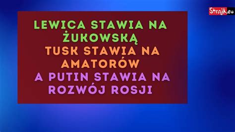 Komentarze dnia Strajku Lewica stawia na Żukowską Tusk stawia na