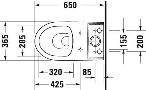 Duravit No Rimless Floor Standing Toilet With Low Tank Rehabilitaweb