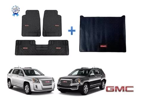 Tapetes 3pz Logo Gmc Cajuela Terrain 2010 A 2015 2016 2017 Envío gratis