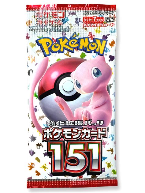 Pokemon Card Scarlet & Violet Booster Pack 151 sv2a Japanese Pokemon ...