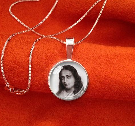 Yogananda Necklace Sterling Silver Paramahansa Yogananda Kriya Yoga