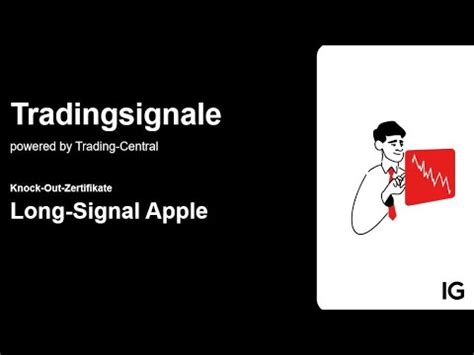 Apple Long Tradingsignal F R Knock Out Zertifikate Youtube