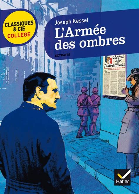 Livre L Armée des ombres Ludivine Chataignon Joseph Kessel Hatier