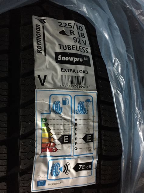 Зимние липучки Kormoran Snopro B2 R18 225/40 — Mitsubishi Lancer X, 1,5 ...