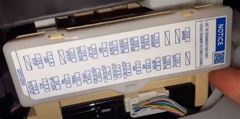 Toyota Corolla Fuse Box Diagrams