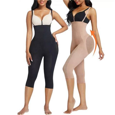 Shapewear High Waisted Tummy Control Full Body Shaper Thigh Etsy