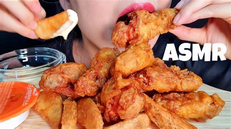 Fried Chicken ASMR Eating Show Kyochon Honey Combo Mukbang Extreme