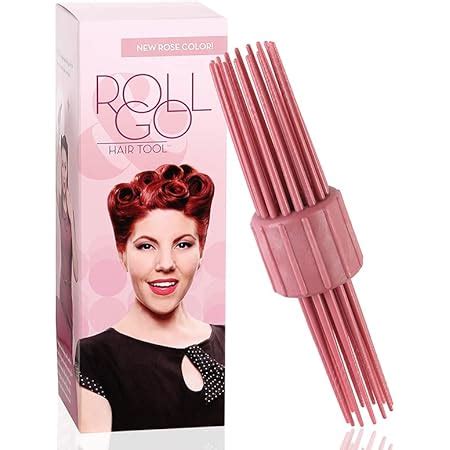 Amazon 2pcs Hair Curler Hair Fluffy Curling Roll Comb Air Feeling