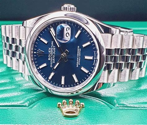 Rolex Datejust Jubilee Blue Dial Mm Brand New