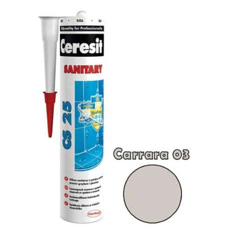 Silikon Ceresit CS25 [03] Carrara 280 ml - sanitarni - Henkel ...