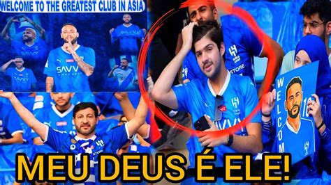 EMOCIONANTE OLHA COMO FOI A REAÇÃO DA TORCIDA DO AL HILAL AO VER