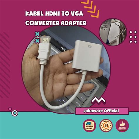 Jual Kabel Adapter Hdmi Ke Vga Female Laptop Tv Monitor Notebook