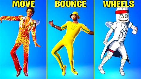 Top 40 Legendary Fortnite Dances With Best Music Maximum Bounce