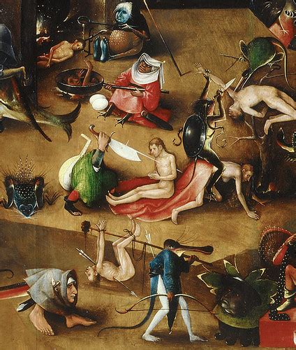 Hieronymus Bosch Das Weltgericht Detail Des Mittelteils Flickr