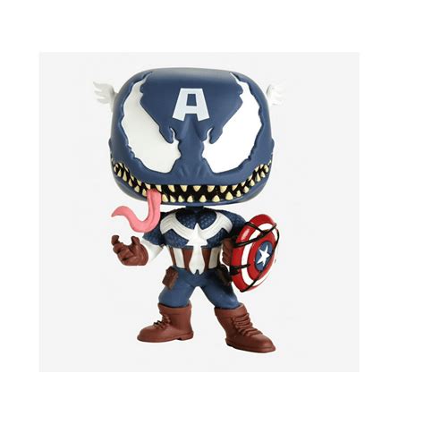 Funko Pop Marvel Venom: Venomized Captain America Bobble-Head - Walmart ...