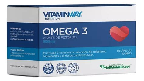 Omega Aceite De Pescado X C Psulas Vitamin Way Sabor Neutro