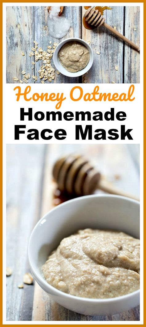 Honey Oatmeal Homemade Face Mask Easy Diy Beauty Prodcut