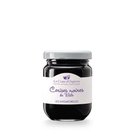 Confiture De Cerises Noires Confiture Traditionnelle De Cerises