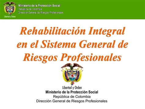 Ppt Rehabilitaci N Integral En El Sistema General De Riesgos