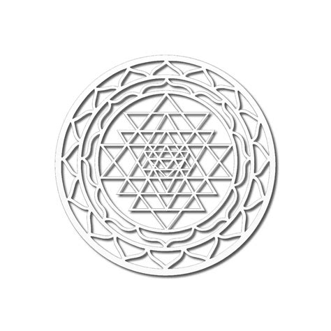 Buy Sri Yantra Wood Wall Decor Laser Cut Sri Yantra Wall Decor Sacred