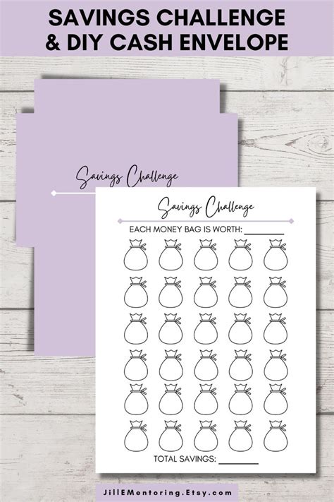 30 Day Challenge Printable To Save Money No Spend Money Etsy In 2023