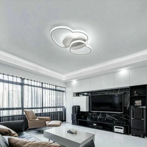 Plafoniera Led Cuori Lampadario Watt Luce Bianca K Stile Moderno