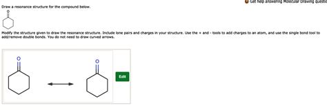 SOLVED Get Help Answering Molecular Drawing Questic Draw Resonance