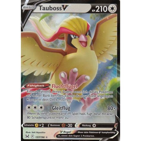 Tauboss V 137196 Verlorener Ursprung Pokemon Karte Kaufen