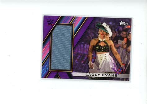 2020 Topps WWE Women S Division Superstar Mat Relics Purple MR LE