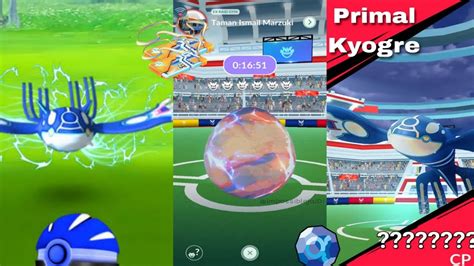 Minute Counters For Primal Kyogre In Pokemon Go Primal Kyogre Best