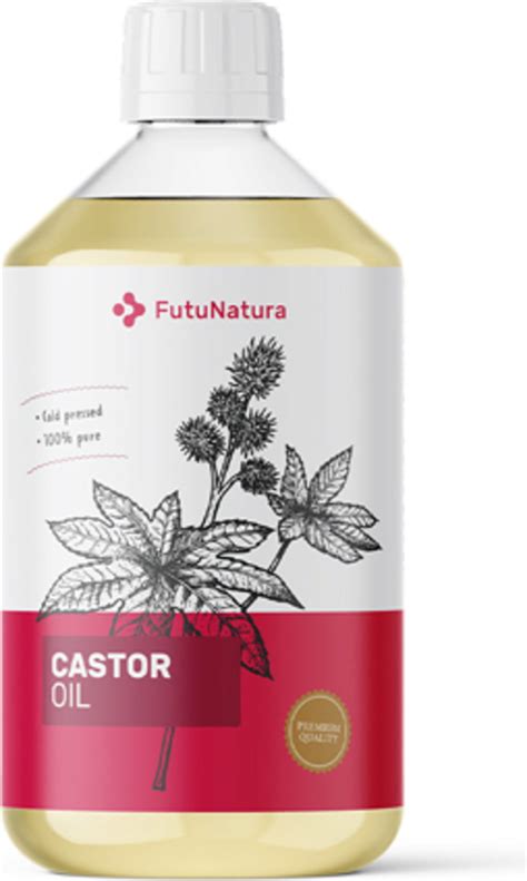 100 Castor Oil 500 Ml FutuNatura VitalAbo Online Shop Europe