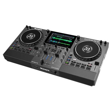 Numark Mixstream Pro Go Standalone Controller With Numark Headphones At